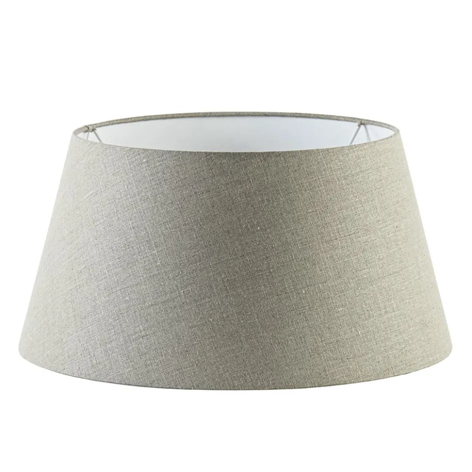 Lampenkap vlas linnen donker warm omgeslagen>Straluma Best