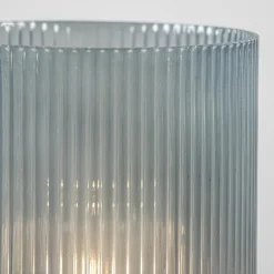 L&L tafellamp op batterijen Phoebe blauw-grijs groot>Straluma Outlet