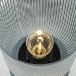 L&L tafellamp op batterijen Phoebe blauw-grijs groot></noscript>Straluma Outlet