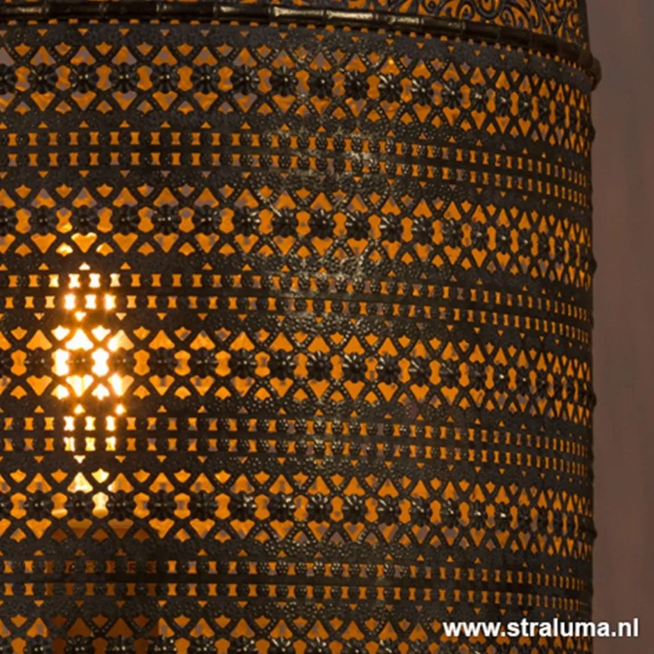 L&L tafellamp UDUPI bruin-goud Oosters>Straluma Sale