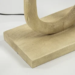 Lampvoet / vloerlamp Paceco hout naturel><noscript><img width=