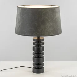 Lampvoet Desley zwart EXCL.KAP>Straluma Outlet