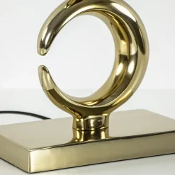 Lampvoet Maan light gold glossy metaal><noscript><img width=