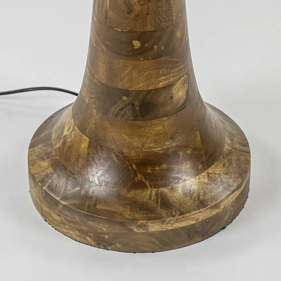 Lampvoet/vloerlamp Jovany wood oil brown>Straluma Online