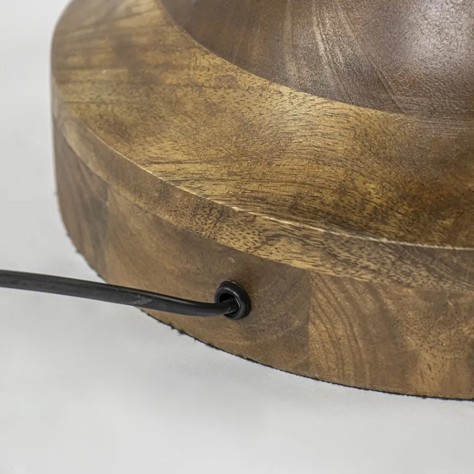 Lampvoet/vloerlamp Jovany wood oil brown>Straluma Online