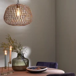 Landelijke hanglamp Alwina antiek brons L&L><noscript><img width=