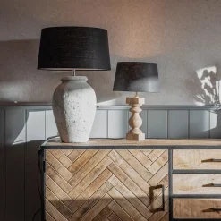 Landelijke stenen lampvoet Vulsini 50 cm><noscript><img width=