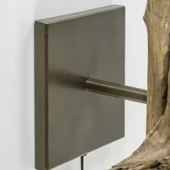 Landelijke wandlamp Bluma hout exclusief kap>Straluma Hot