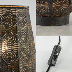 Lantaarn tafellamp donker bruin oriental><noscript><img width=