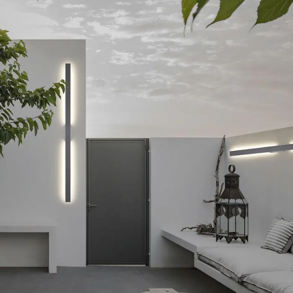 LED buitenlamp dark grey horizontaal/verticaal>Straluma Outlet