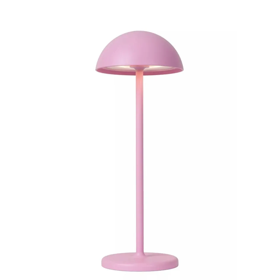 LED buitenlamp op batterij roze IP54>Straluma