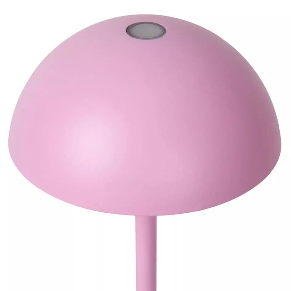 LED buitenlamp op batterij roze IP54>Straluma