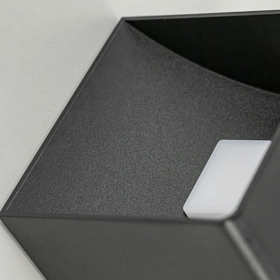 LED buitenlamp oplaadbaar zwart vierkant>Straluma Sale