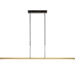 LED hanglamp aluminium mat zwart met mat goud dimbaar>Straluma Best