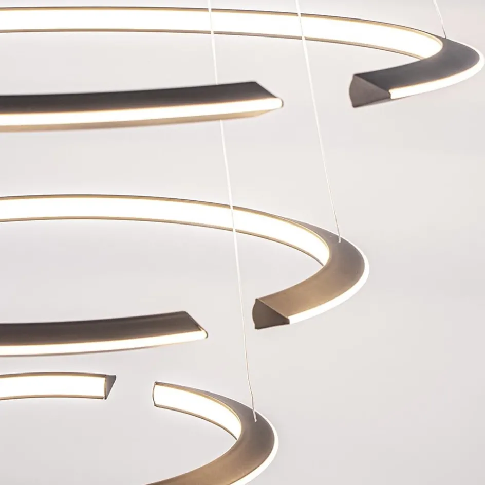 LED hanglamp ringen mat zwart>Straluma