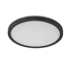 LED plafondlamp met 3 licht opties zwart rond>Straluma New