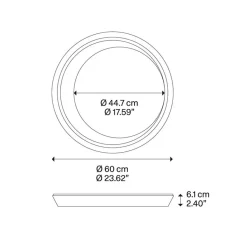 LED plafondlamp Tidal mat zwart></noscript>Straluma Outlet