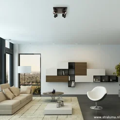 LED plafondspot vierkant mat zwart></noscript>Straluma Online