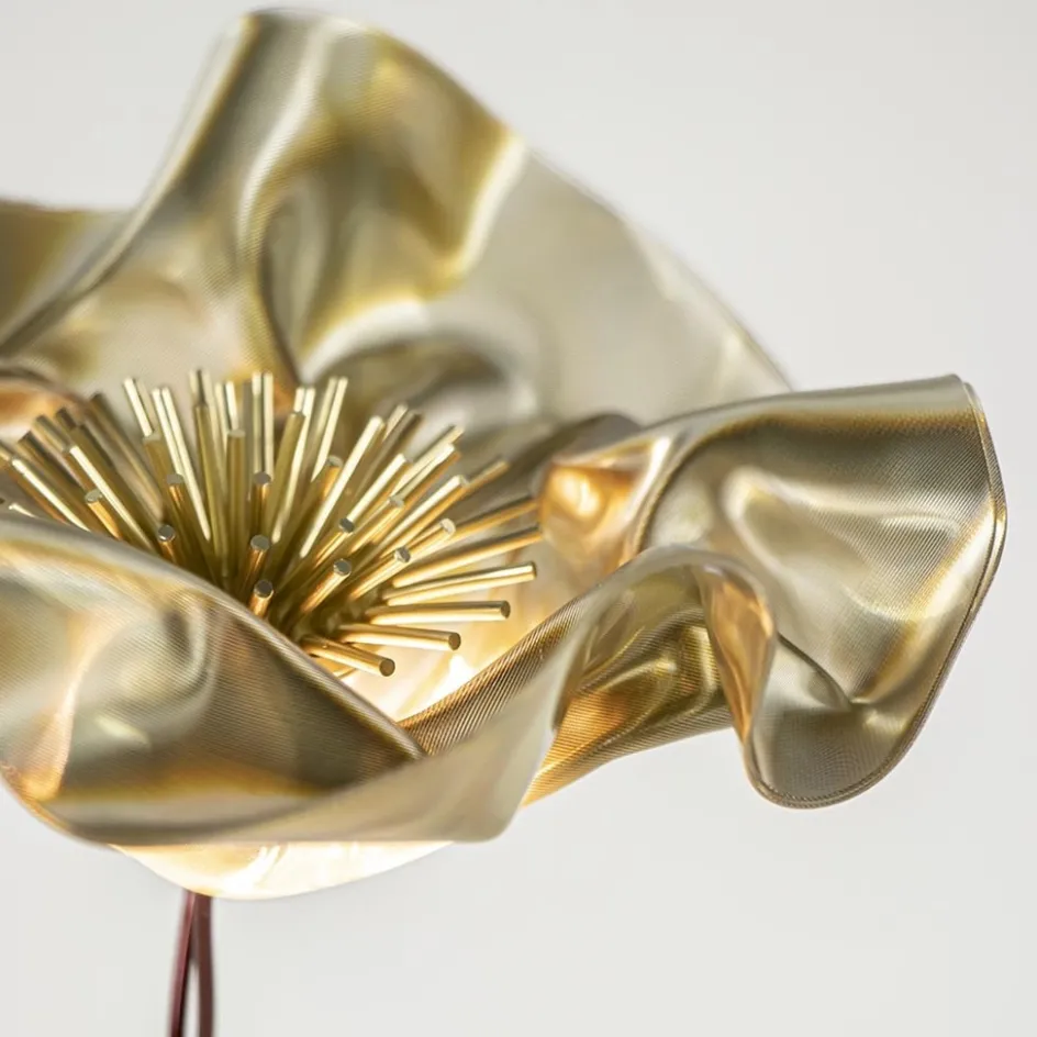 LED tafellamp Lafleur op battrij velvet>Straluma Outlet