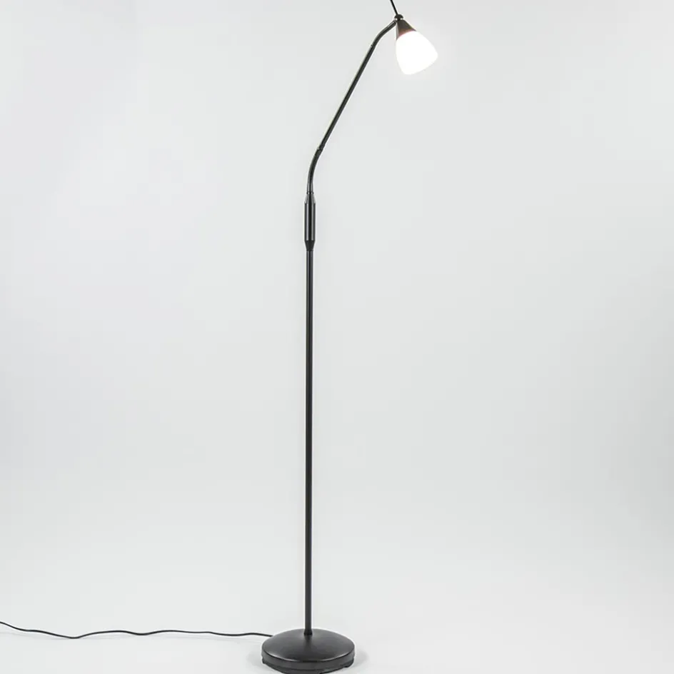 LED vloer/leeslamp Touchy verstelbaar zwart>Straluma Outlet