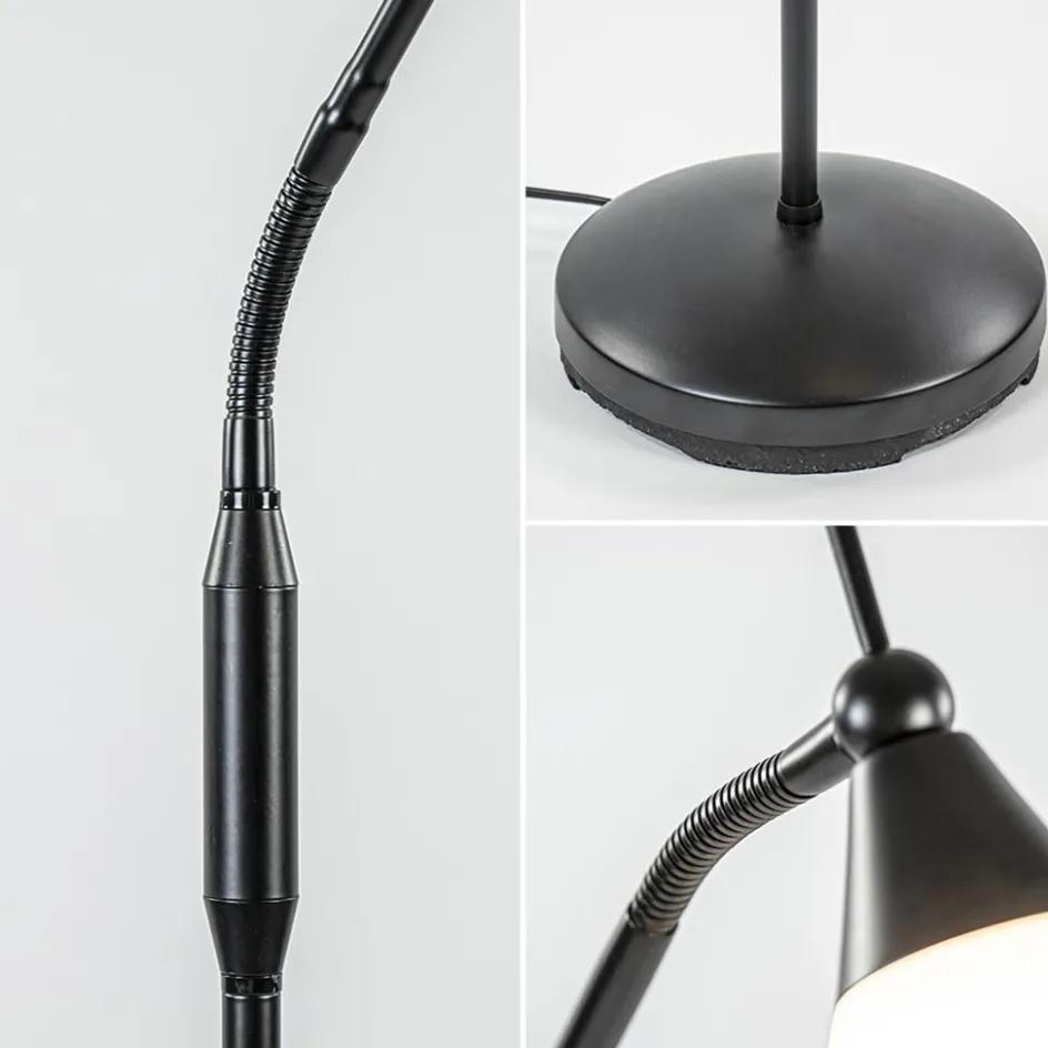 LED vloer/leeslamp Touchy verstelbaar zwart>Straluma Outlet