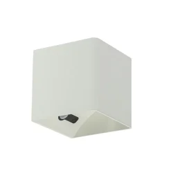 LED wandlamp oplaadbaar wit vierkant IP54>Straluma Discount