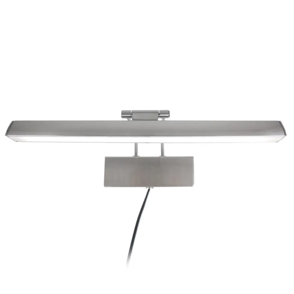 LED wandlamp schilderij geborsteld staal dimbaar>Straluma Online