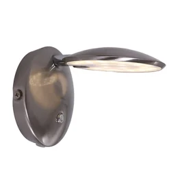 LED wandlamp staal met dimmer>Straluma New