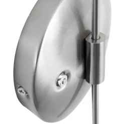 LED wandlamp staal met glas inclusief snoer><noscript><img width=