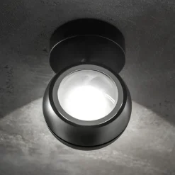 LED wandlamp up+down Nautilus Mini zwart verstelbaar><noscript><img width=