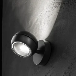 LED wandlamp up+down Nautilus Mini zwart verstelbaar><noscript><img width=