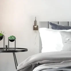 LED wandlamp/bedlamp flexibel staal><noscript><img width=