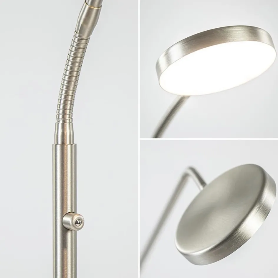 Leeslamp Denia Flex nikkel dim-to-warm>Straluma New