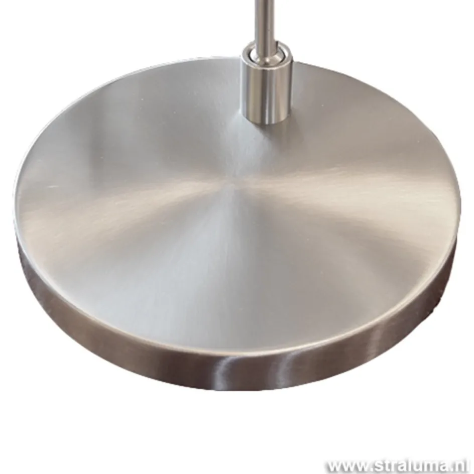 Leeslamp nikkel led + tastdimmer>Straluma Hot