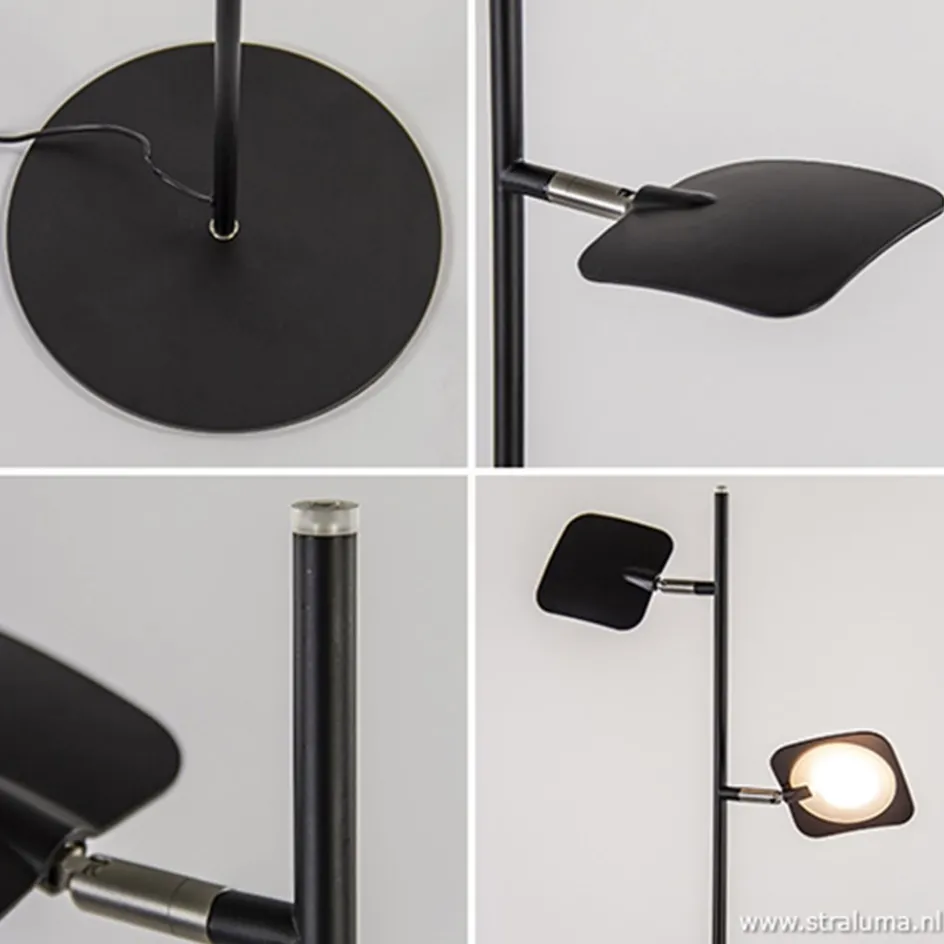 Leeslamp Raggio 2L zwart 3-step dim>Straluma Discount