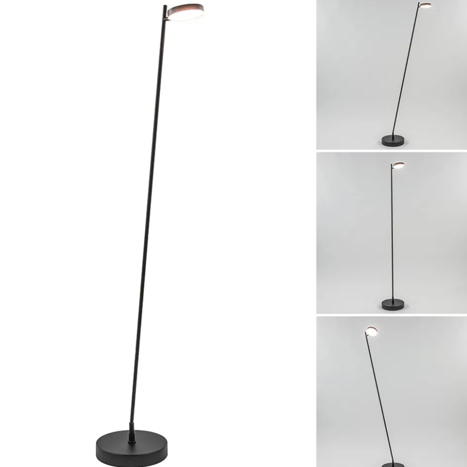 Leeslamp Round Move Portable zwart oplaadbaar>Straluma