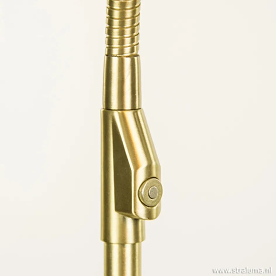 Leeslamp-vloerlamp LED messing dimbaar>Straluma Discount