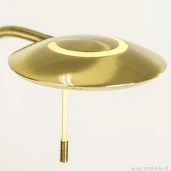 Leeslamp-vloerlamp LED messing dimbaar><noscript><img width=