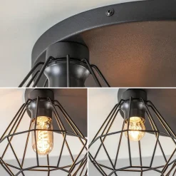 3-Lichts draadlamp diamant mat zwart><noscript><img width=