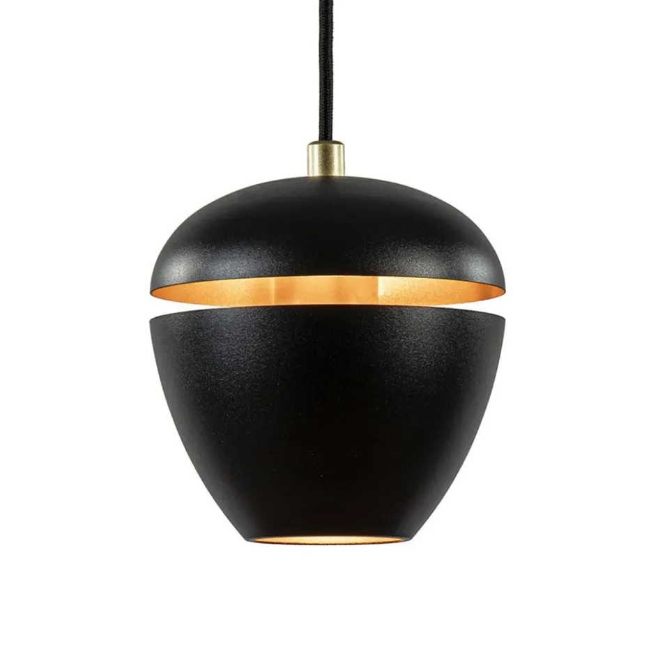 4-Lichts eettafelhanglamp mat zwart met goud>Straluma Clearance