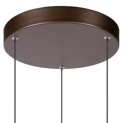 3-Lichts hanglamp LED cilinders bruin rond><noscript><img width=