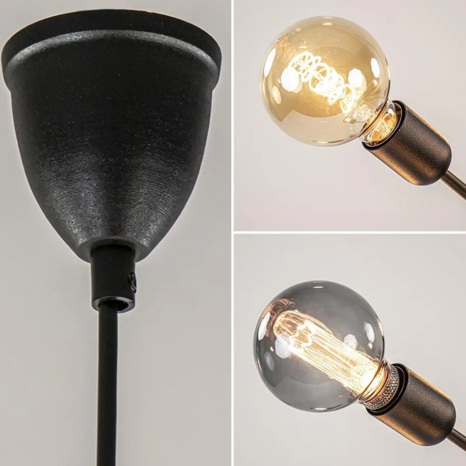 6-Lichts hanglamp zwart exclusief lichtbron>Straluma New