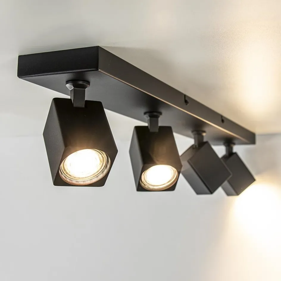 4-Lichts langwerpige opbouwspot verstelbaar GU10>Straluma Sale