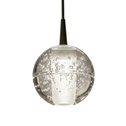 5-Lichts LED eettafelhanglamp helder glazen bollen><noscript><img width=