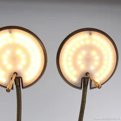 2-Lichts leeslamp brons LED dimbaar></noscript>Straluma Best