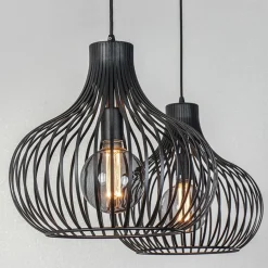 2-Lichts moderne hanglamp draad zwart></noscript>Straluma Best
