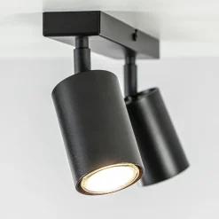 2-Lichts opbouwspot GU10 mat zwart></noscript>Straluma New