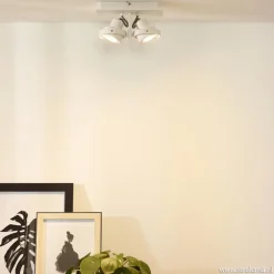 2-Lichts opbouwspot wit dim to warm LED></noscript>Straluma Outlet