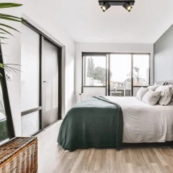 2-Lichts plafondlamp met vierkante spots mat zwart><noscript><img width=