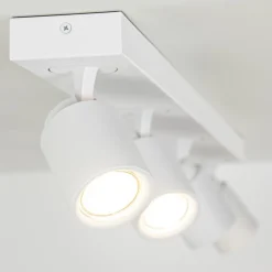 4-Lichts plafondspot balk wit metaal></noscript>Straluma Discount